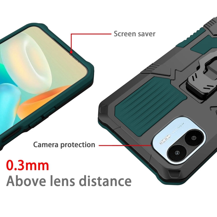 For Xiaomi Redmi A1 Armor Warrior Shockproof PC + TPU Phone Case