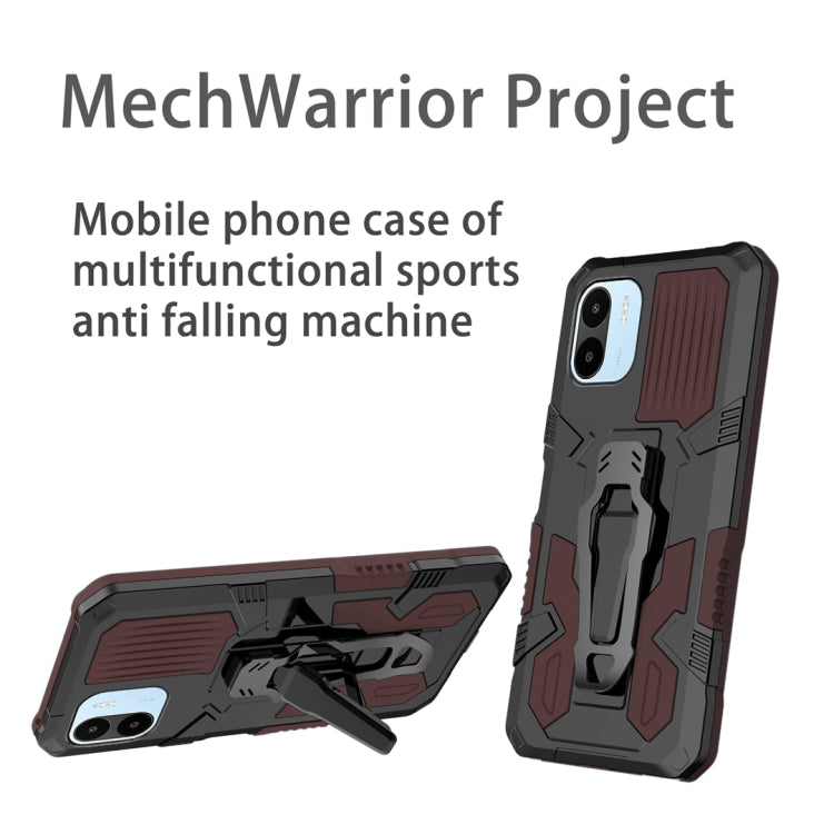 For Xiaomi Redmi A1 Armor Warrior Shockproof PC + TPU Phone Case
