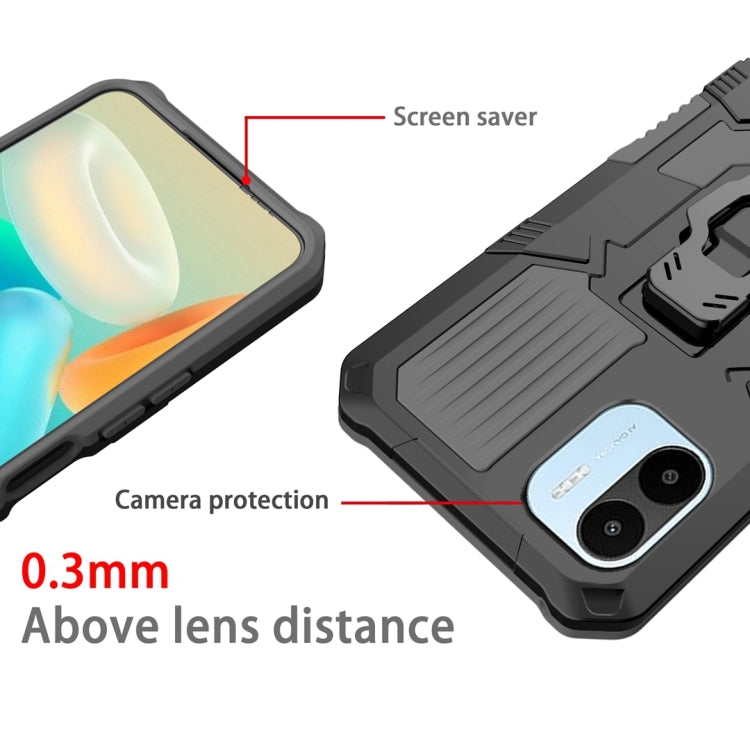 For Xiaomi Redmi A1 Armor Warrior Shockproof PC + TPU Phone Case