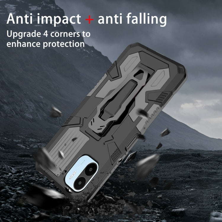 For Xiaomi Redmi A1 Armor Warrior Shockproof PC + TPU Phone Case