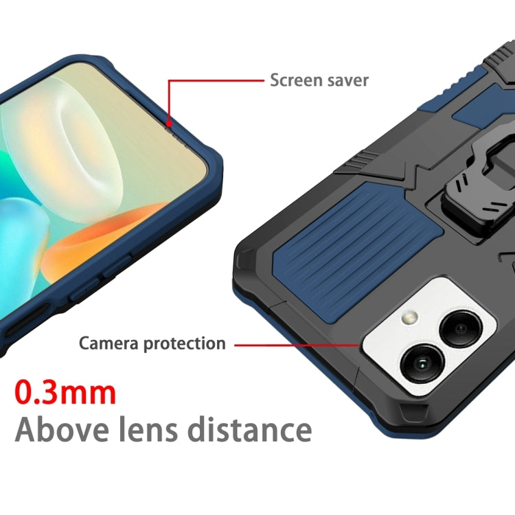 For Samsung Galaxy A04 Armor Warrior Shockproof PC + TPU Phone Case