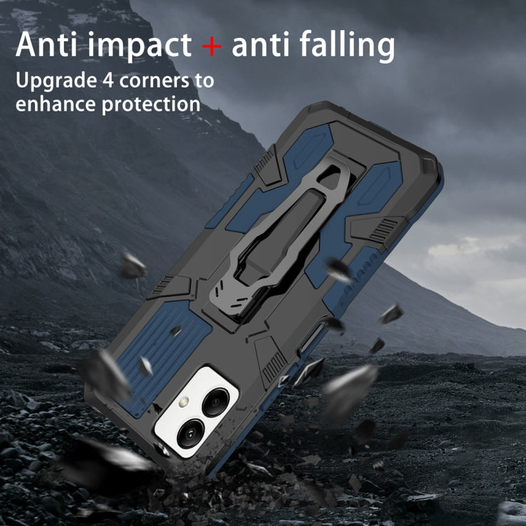For Samsung Galaxy A04 Armor Warrior Shockproof PC + TPU Phone Case