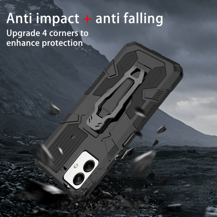 For Samsung Galaxy A04 Armor Warrior Shockproof PC + TPU Phone Case