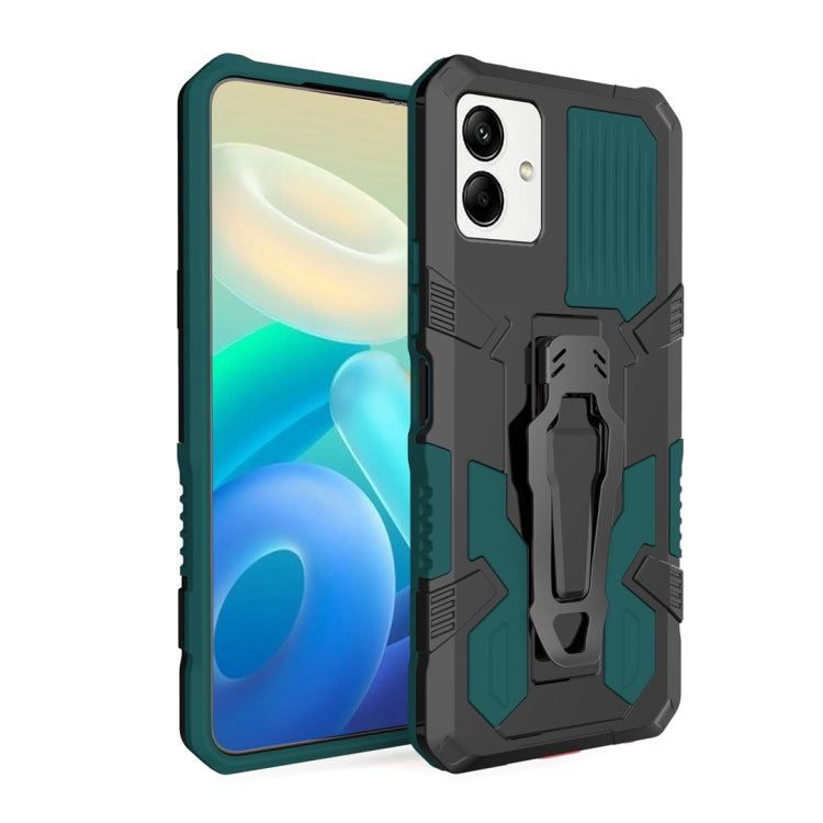 For Samsung Galaxy A04 Armor Warrior Shockproof PC + TPU Phone Case