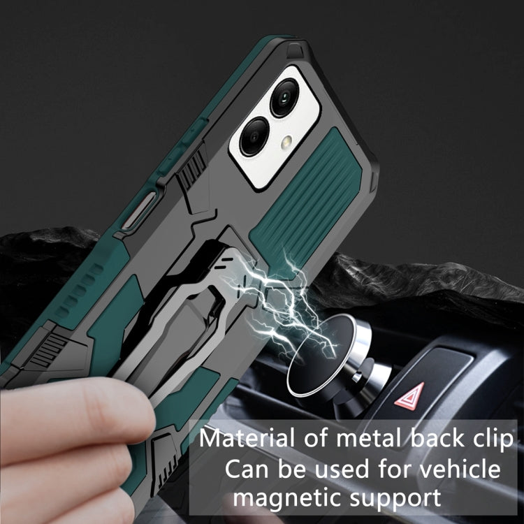 For Samsung Galaxy A04 Armor Warrior Shockproof PC + TPU Phone Case