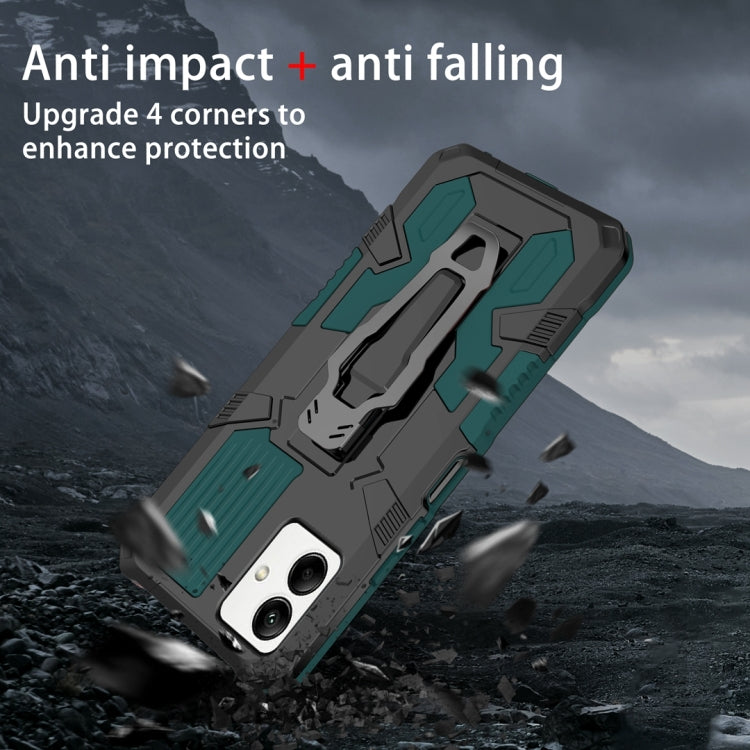 For Samsung Galaxy A04 Armor Warrior Shockproof PC + TPU Phone Case