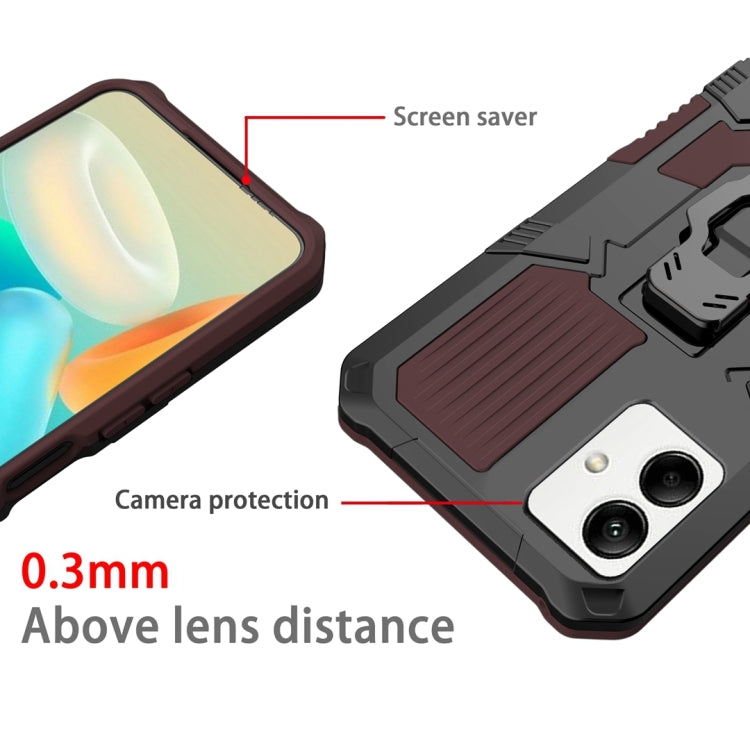 For Samsung Galaxy A04 Armor Warrior Shockproof PC + TPU Phone Case