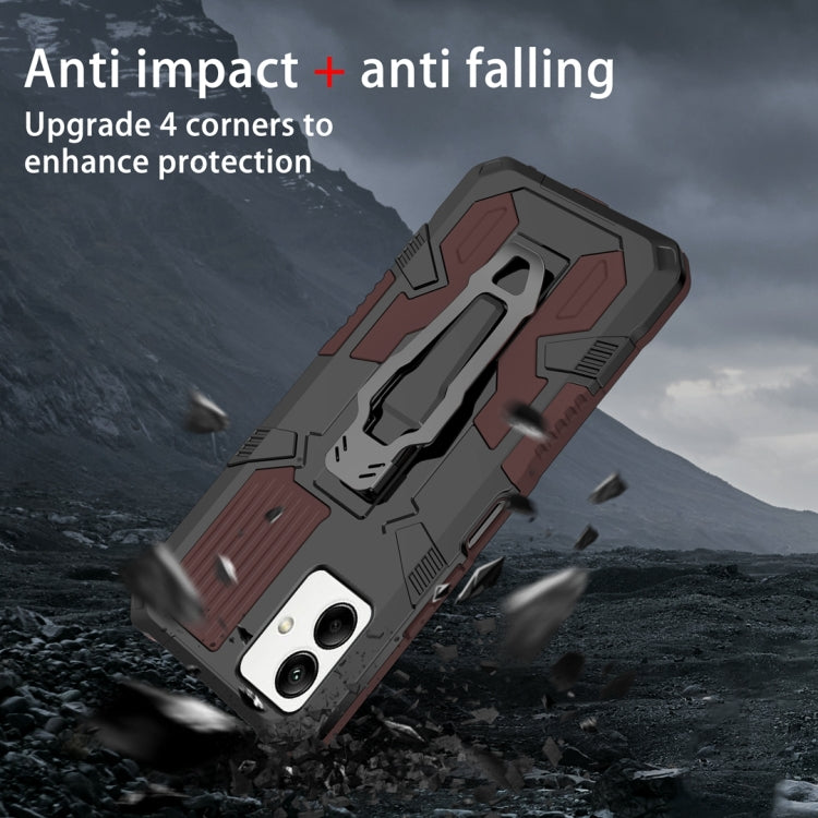 For Samsung Galaxy A04 Armor Warrior Shockproof PC + TPU Phone Case