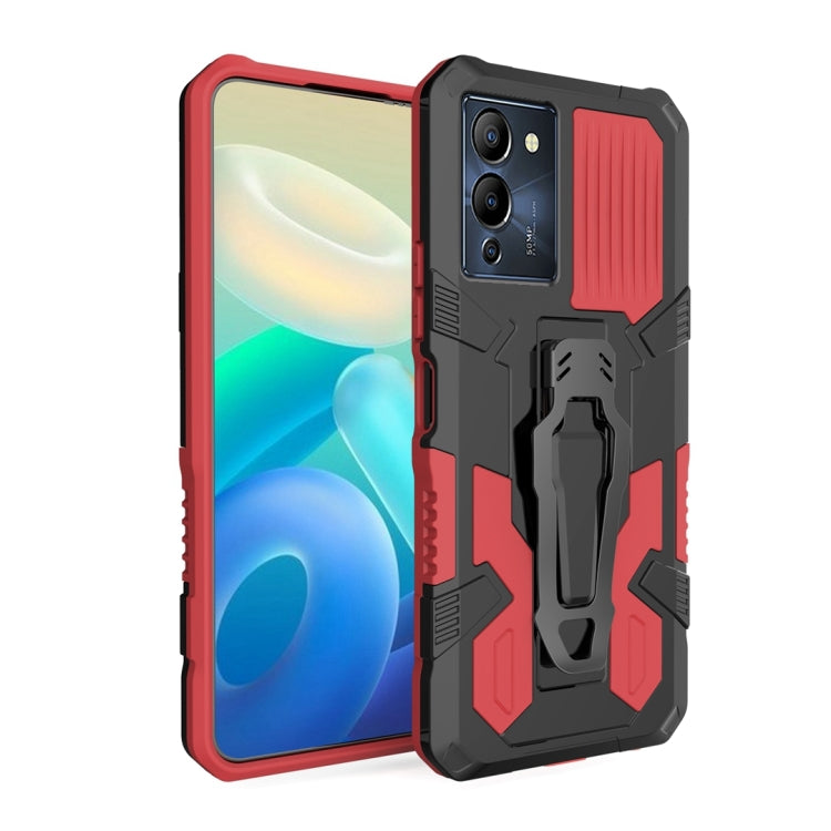 For Infinix Note 12 G96 Armor Warrior Shockproof PC + TPU Phone Case
