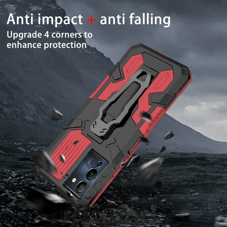 For Infinix Note 12 G96 Armor Warrior Shockproof PC + TPU Phone Case
