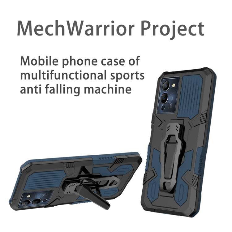 For Infinix Note 12 G96 Armor Warrior Shockproof PC + TPU Phone Case
