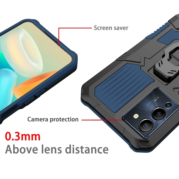 For Infinix Note 12 G96 Armor Warrior Shockproof PC + TPU Phone Case