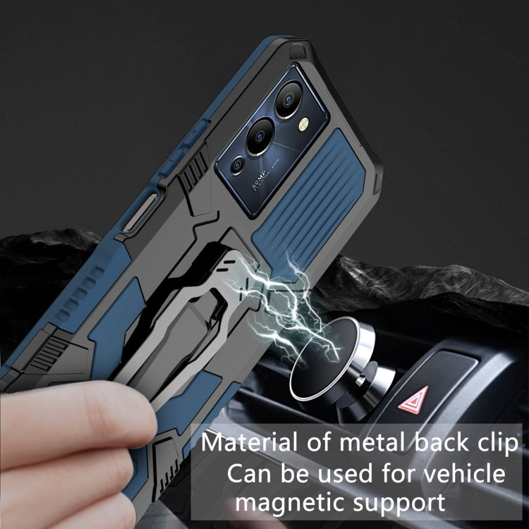 For Infinix Note 12 G96 Armor Warrior Shockproof PC + TPU Phone Case