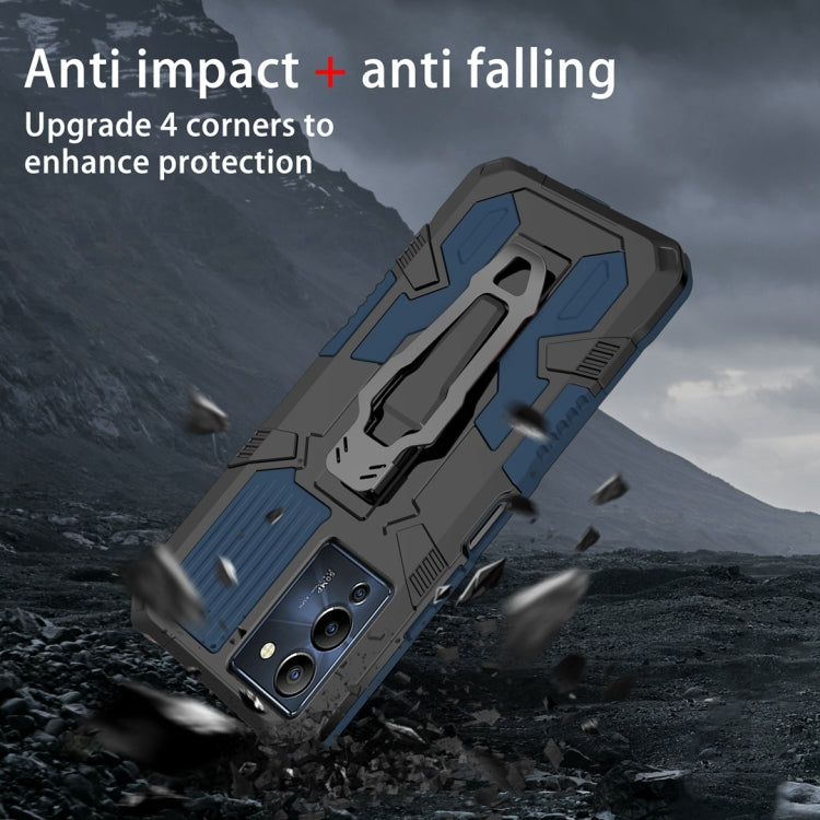 For Infinix Note 12 G96 Armor Warrior Shockproof PC + TPU Phone Case