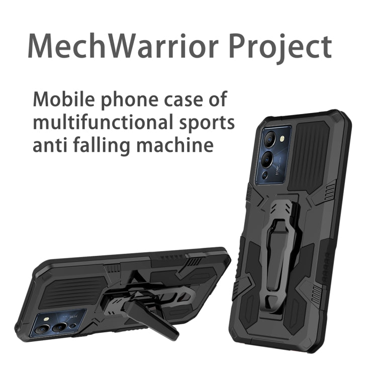 For Infinix Note 12 G96 Armor Warrior Shockproof PC + TPU Phone Case