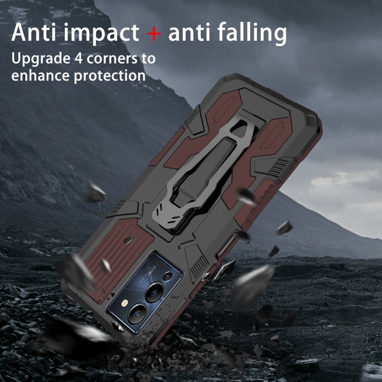 For Infinix Note 12 G96 Armor Warrior Shockproof PC + TPU Phone Case