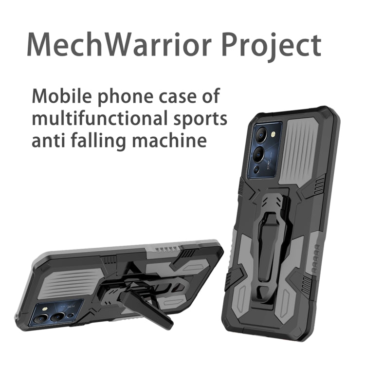 For Infinix Note 12 G96 Armor Warrior Shockproof PC + TPU Phone Case