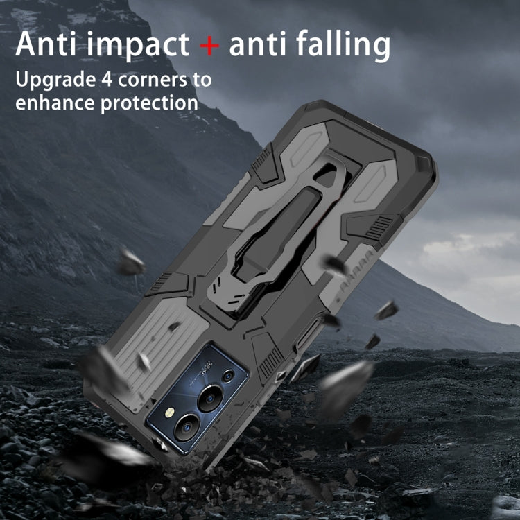 For Infinix Note 12 G96 Armor Warrior Shockproof PC + TPU Phone Case