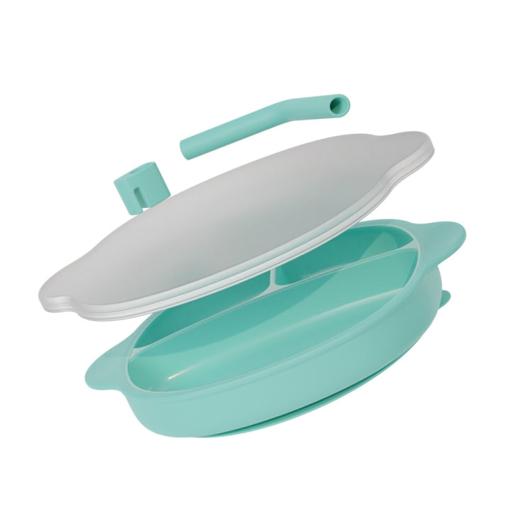 Silicone One-piece Divided Children Dinner Plate