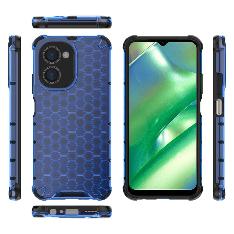 For Realme C33 4G India Shockproof Honeycomb PC + TPU Phone Case
