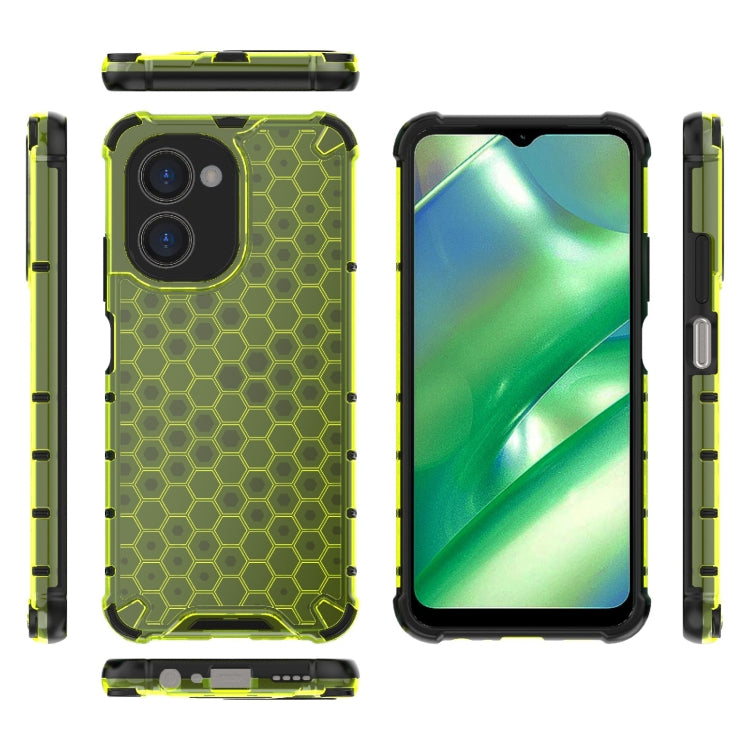 For Realme C33 4G India Shockproof Honeycomb PC + TPU Phone Case