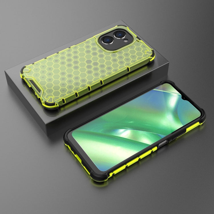 For Realme C33 4G India Shockproof Honeycomb PC + TPU Phone Case