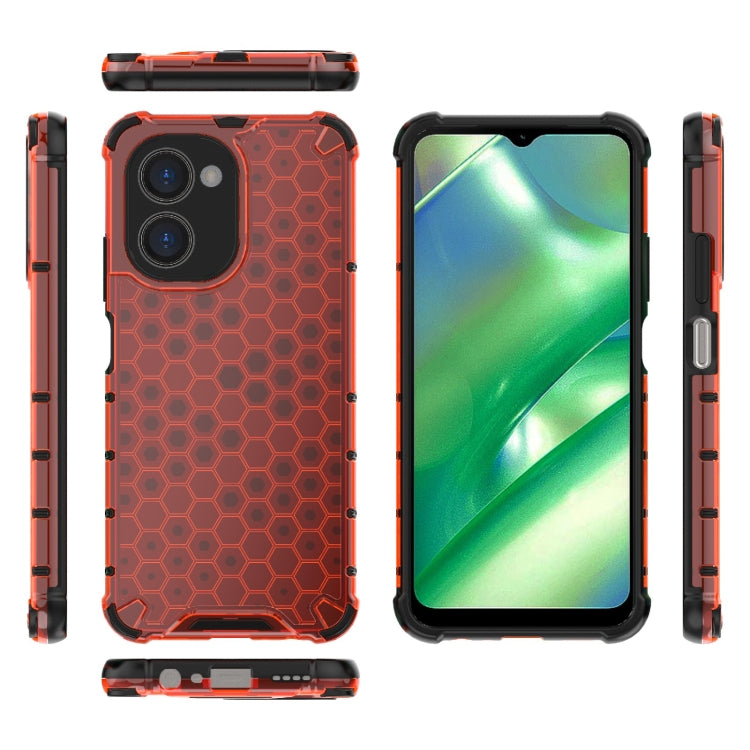 For Realme C33 4G India Shockproof Honeycomb PC + TPU Phone Case