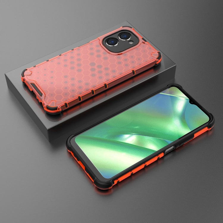 For Realme C33 4G India Shockproof Honeycomb PC + TPU Phone Case