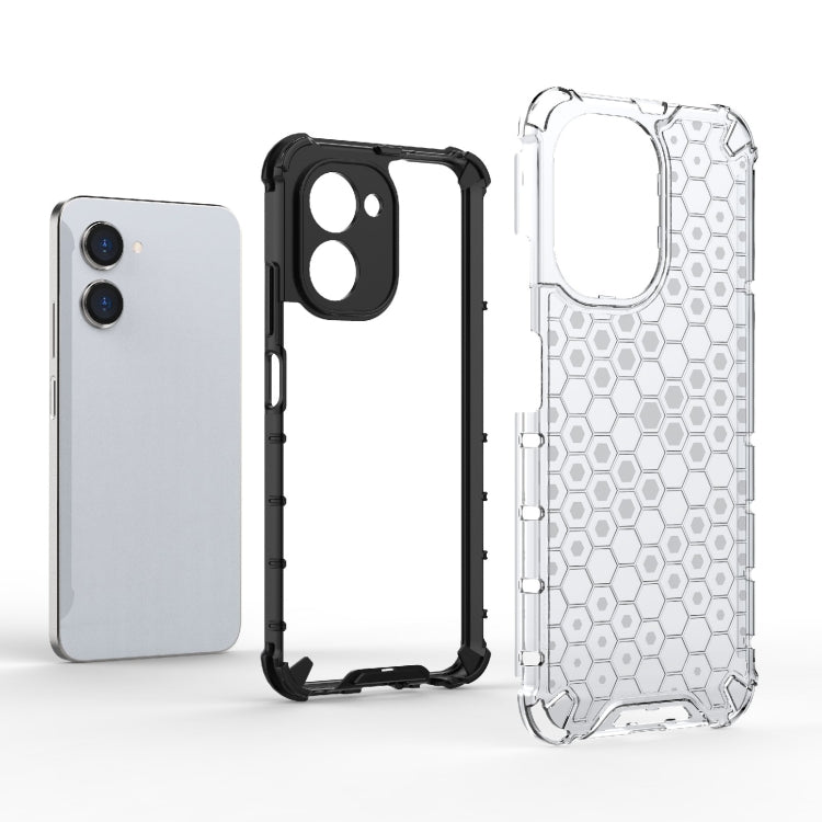For Realme C33 4G India Shockproof Honeycomb PC + TPU Phone Case