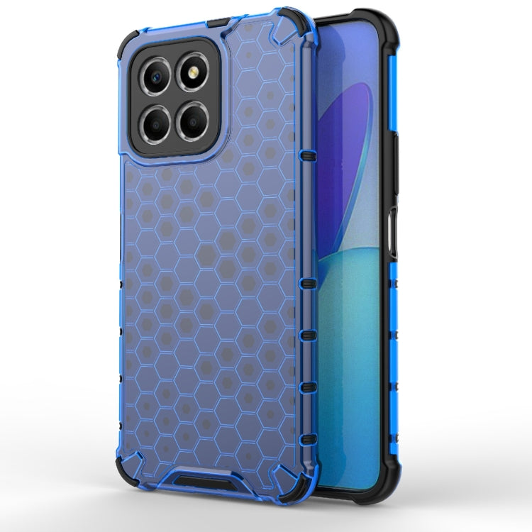 For Honor X8 5G Shockproof Honeycomb PC + TPU Phone Case