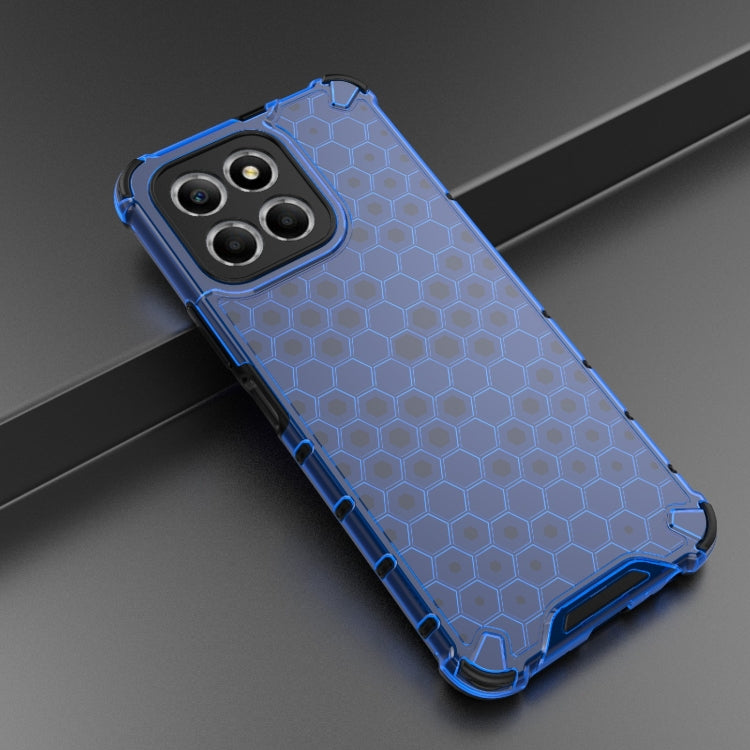 For Honor X8 5G Shockproof Honeycomb PC + TPU Phone Case