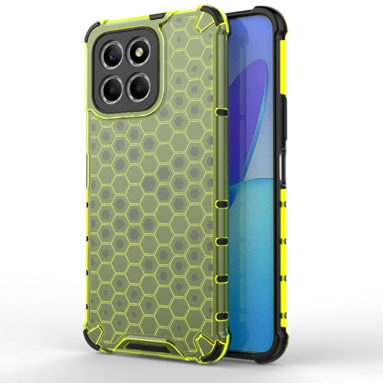 For Honor X8 5G Shockproof Honeycomb PC + TPU Phone Case