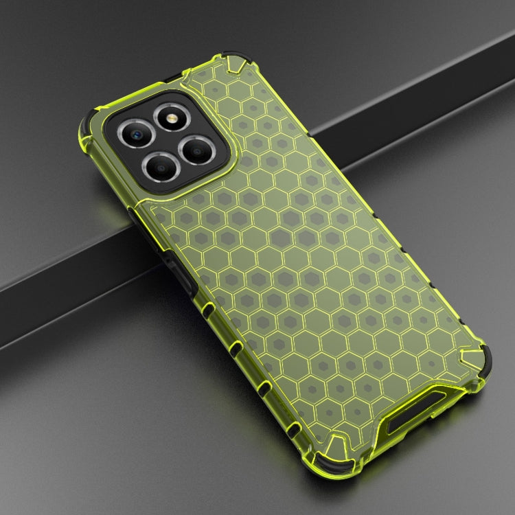 For Honor X8 5G Shockproof Honeycomb PC + TPU Phone Case