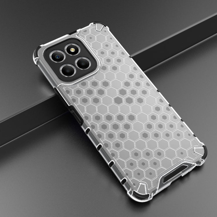 For Honor X8 5G Shockproof Honeycomb PC + TPU Phone Case