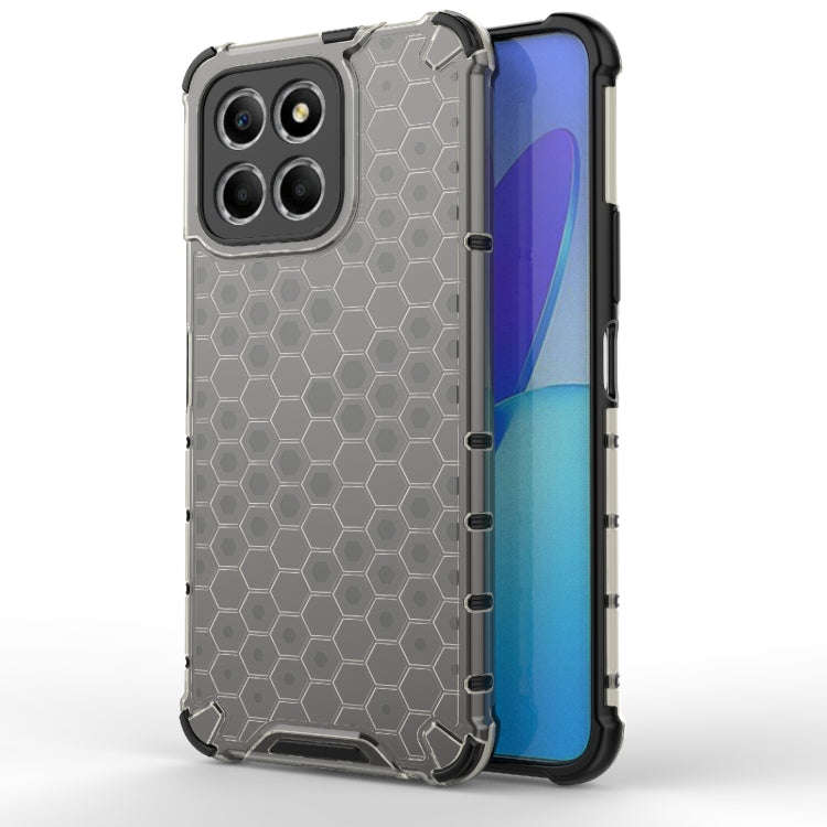 For Honor X8 5G Shockproof Honeycomb PC + TPU Phone Case