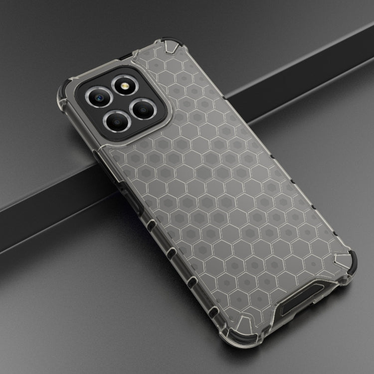 For Honor X8 5G Shockproof Honeycomb PC + TPU Phone Case
