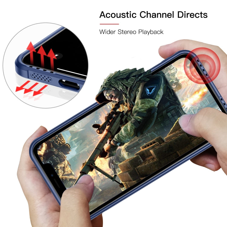 For iPhone 11 Pro Carbon Fiber Texture Solid Color TPU Slim Case Soft Cover