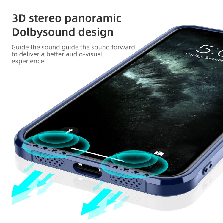For iPhone 11 Pro Carbon Fiber Texture Solid Color TPU Slim Case Soft Cover