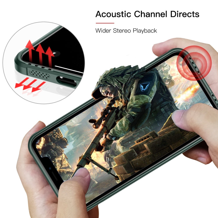 For iPhone 11 Pro Carbon Fiber Texture Solid Color TPU Slim Case Soft Cover
