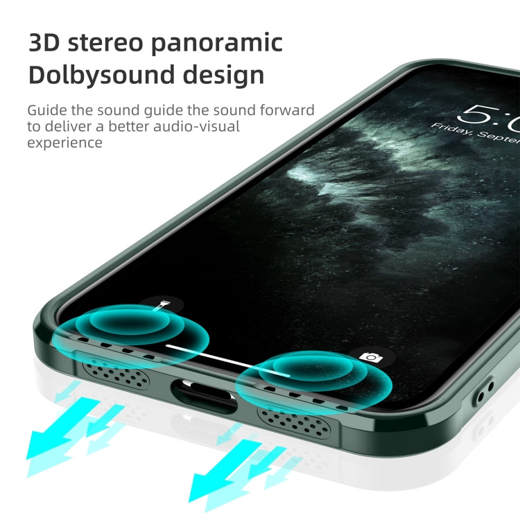 For iPhone 11 Pro Carbon Fiber Texture Solid Color TPU Slim Case Soft Cover