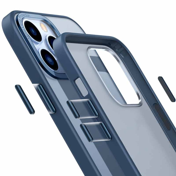 For iPhone 13 Metal Lens Skin Feel Frosted Phone Case