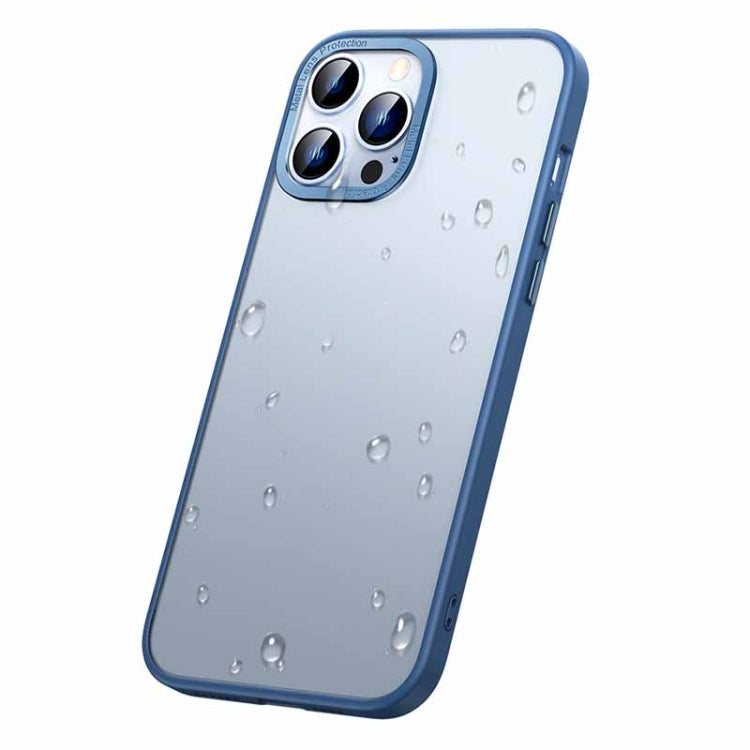 For iPhone 12 mini Metal Lens Skin Feel Frosted Phone Case