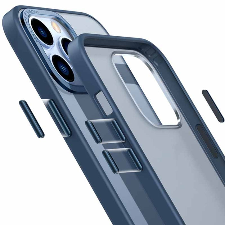 For iPhone 12 mini Metal Lens Skin Feel Frosted Phone Case