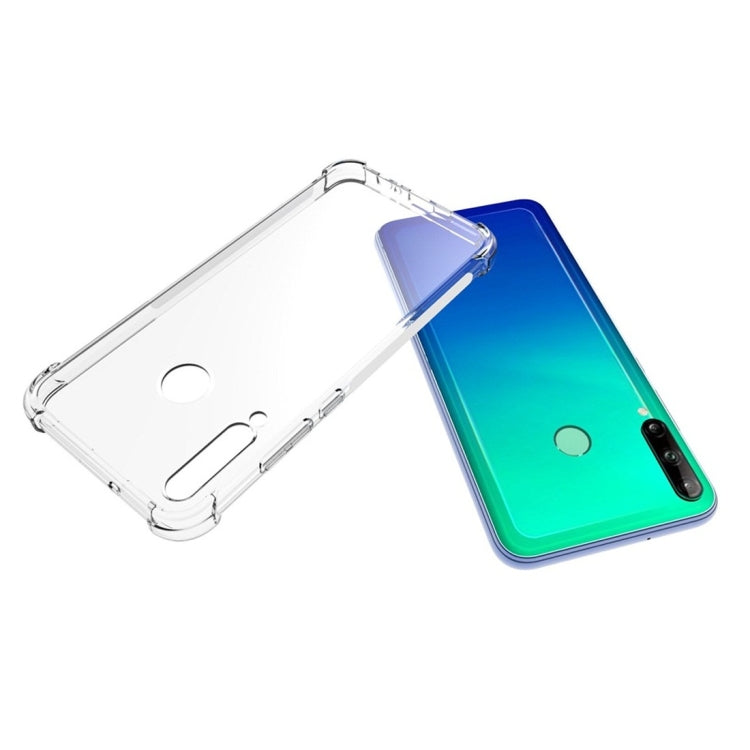 For Huawei P40 Lite E Shockproof Non-slip Waterproof Thickening TPU Protective Case(Transparent)