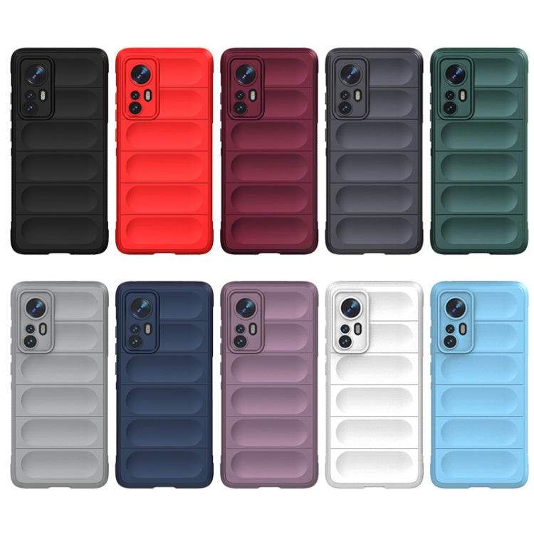 For Xiaomi 12 Magic Shield TPU + Flannel Phone Case