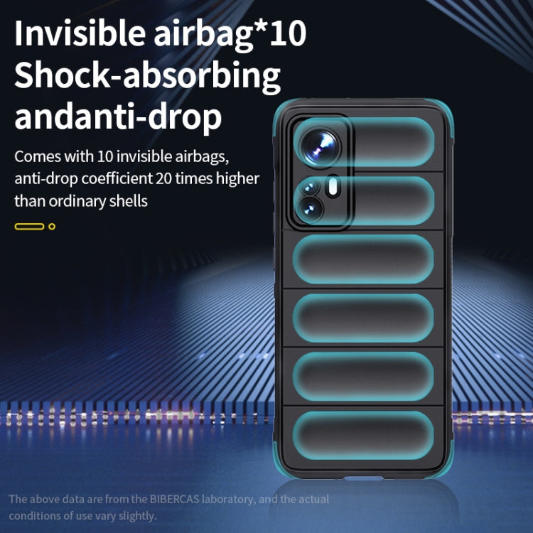 For Xiaomi 12 Magic Shield TPU + Flannel Phone Case