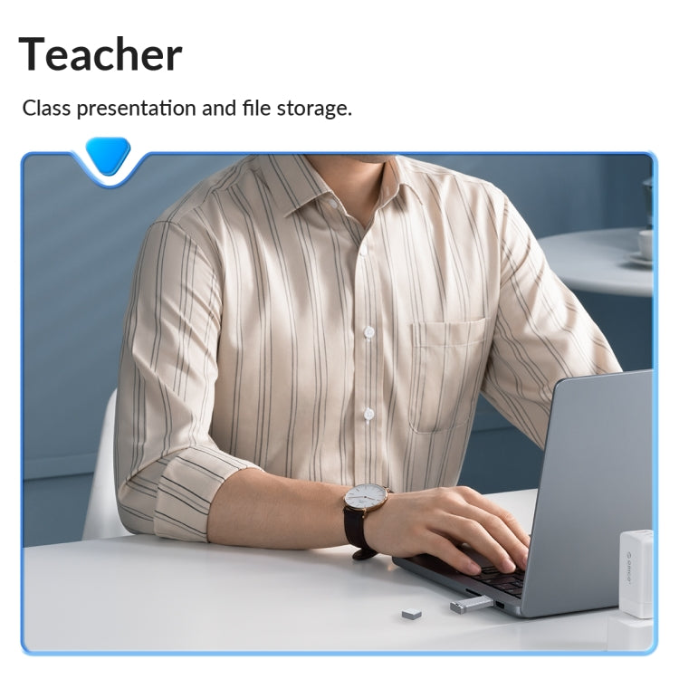 ORICO 64GB USB-A USB3.2 Gen1 USB Flash Drive, Read 260MB/s, Write 50MB/s (Silver)