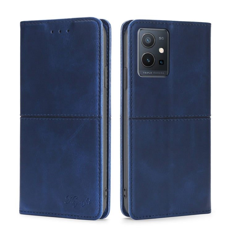 For vivo Y52t Cow Texture Magnetic Leather Phone Case