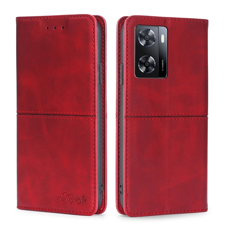 For OnePlus Nord N20 SE 4G Cow Texture Magnetic Leather Phone Case
