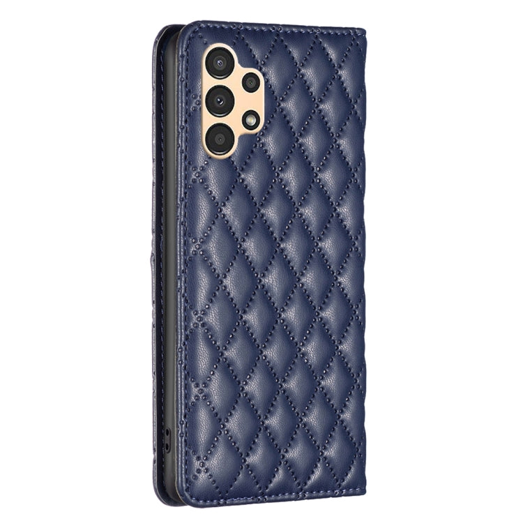 For Samsung Galaxy A13 5G / 4G Diamond Lattice Magnetic Leather Flip Phone Case